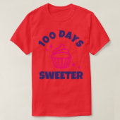 100日スイーター100日の学校2 Tシャツ (デザイン正面)