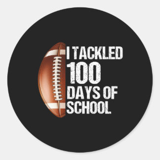 100日スクール100th Day Football 教えに参加 ラウンドシール