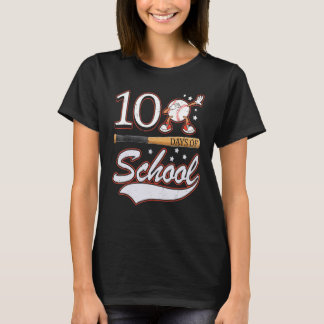 100日ズオブスクールスポーツゲーム野球選手Stu Tシャツ