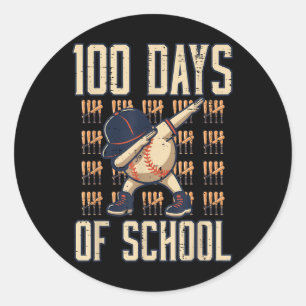 100日ズオブスクール野球Dab 100th Day Boys ラウンドシール