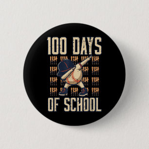 100日ズオブスクール野球Dab 100th Day Boys 缶バッジ