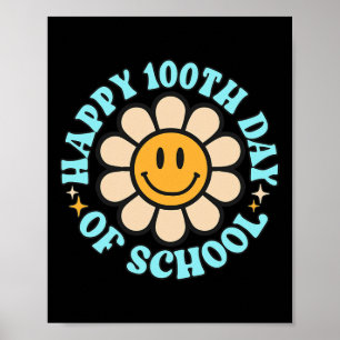 100日ハッピースクール100th日先生キッズリー ポスター