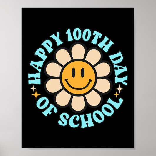 100日ハッピースクール100th日先生キッズリー ポスター (正面)