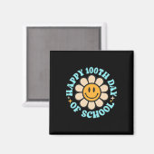 100日ハッピースクール100th日先生キッズリー マグネット (正面/裏面)