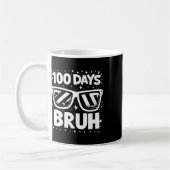 100日ブルスングル100th Day Of School Boys Gir コーヒーマグカップ (左)
