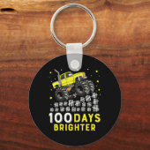 100日モンスタートラック100日の学校 キーホルダー (正面)