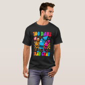 100日レイCray学校先生少年少女 Tシャツ (正面フル)