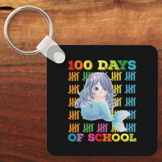 100日人魚先生生 キーホルダー (正面)