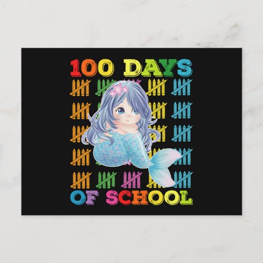 100日人魚先生生 ポストカード (正面)