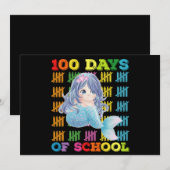 100日人魚先生生 招待状 (正面/裏面)