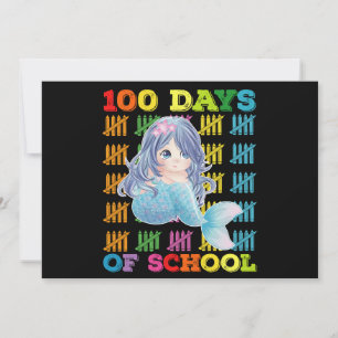 100日人魚先生生 招待状