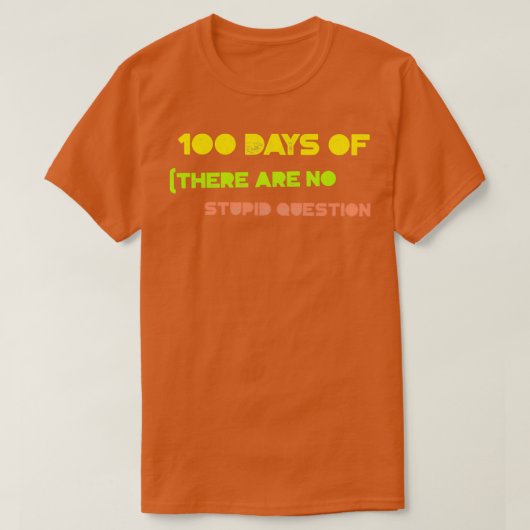 100日先生ことわざ1 Tシャツ (デザイン正面)