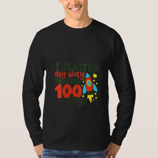 100日先生Sを通って私の道をブラスト Tシャツ (正面)