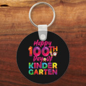 100日全学生先生ハッピー100日目Ki キーホルダー (正面)