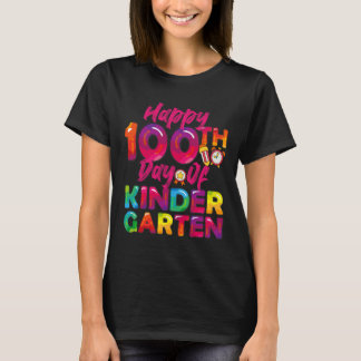 100日全学生先生ハッピー100日目Ki Tシャツ