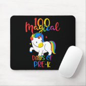 100日前の学校先生の魔法の日 マウスパッド (マウス)