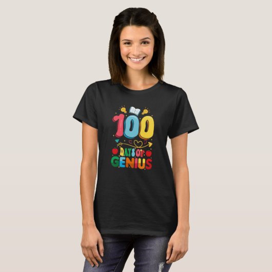 100日天才100th学校先生 tシャツ (正面フル)