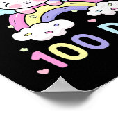 100日女子ユニコーン100日目 ポスター (角)