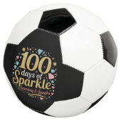 100日学びのスパークルと笑顔 サッカーボール (3/4)