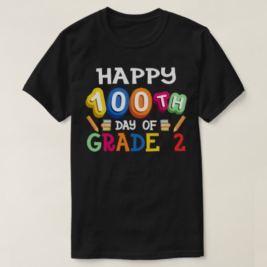 100日学年100日目 Tシャツ (デザイン正面)