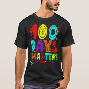 100日学校の幸せな100日100日頭が切れる先生 Tシャツ