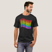 100日学校100人の日が明るい Tシャツ (正面フル)