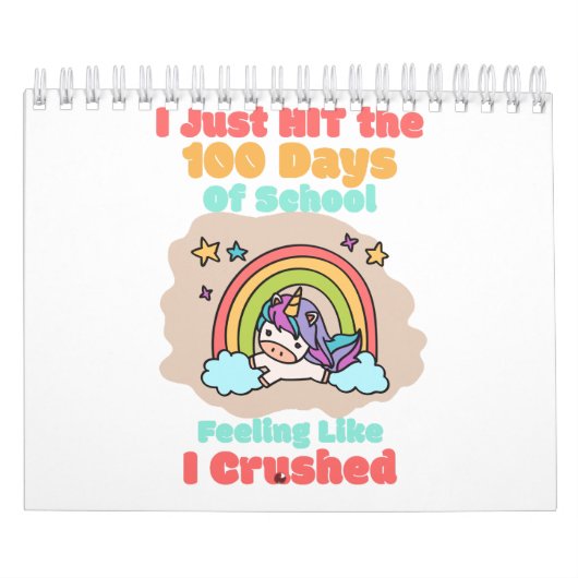 100日学校、私は100日を打ち、粉砕した カレンダー (カバー)