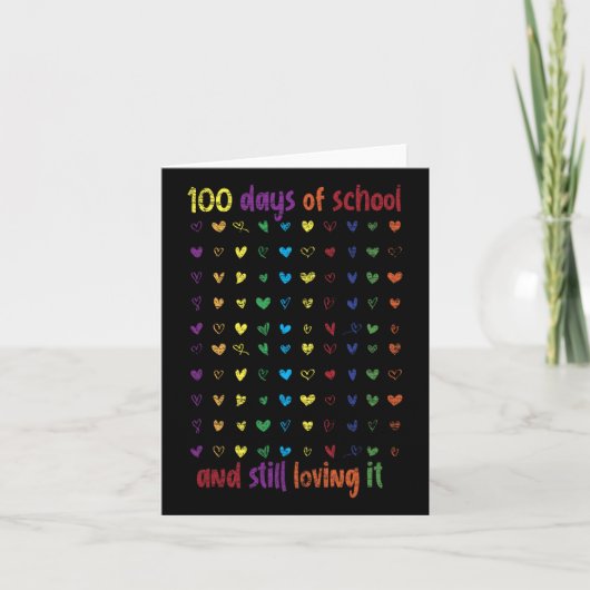 100日学生女子キッズギフト100日のScho カード (正面)