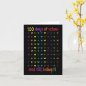 100日学生女子キッズギフト100日のScho カード (黄色い花)