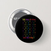 100日学生女子キッズギフト100日のScho 缶バッジ (正面&裏面)