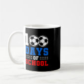 100日学生少年ガールズサッカー恋人100日 コーヒーマグカップ (左)