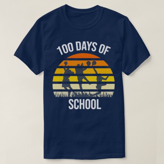 100日学生少年ガールズバスケットボール100日O Tシャツ (デザイン正面)