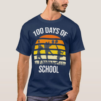 100日学生少年ガールズバスケットボール100日O Tシャツ