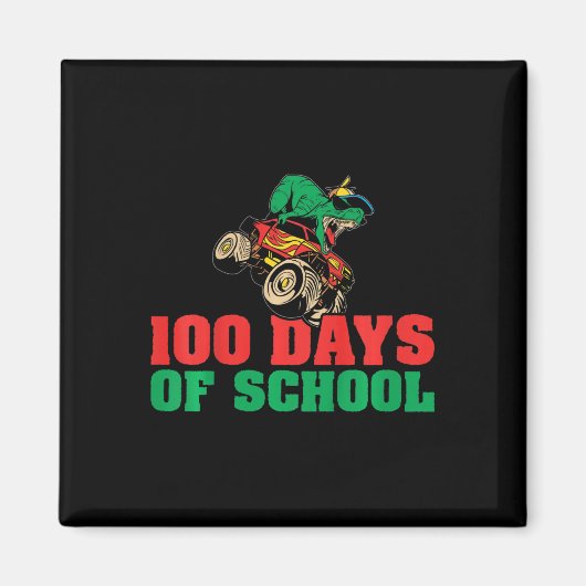 100日小学生100日目1 マグネット (正面)