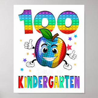 100日幼稚園ハッピー100日目ポー ポスター