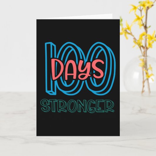 100日強 カード (黄色い花)