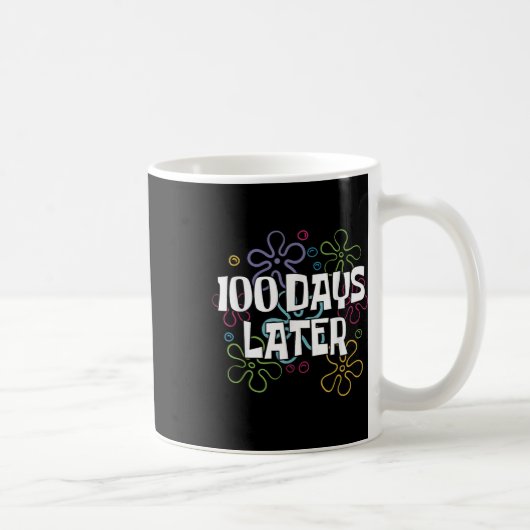 100日後のシャツ100日の学校先生 コーヒーマグカップ (右)
