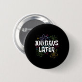 100日後のシャツ100日の学校先生 缶バッジ (正面&裏面)