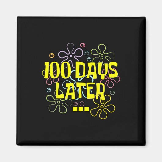 100日後の先生と100日目の マグネット (正面)