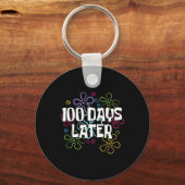 100日後100日学校先生100日 キーホルダー (正面)