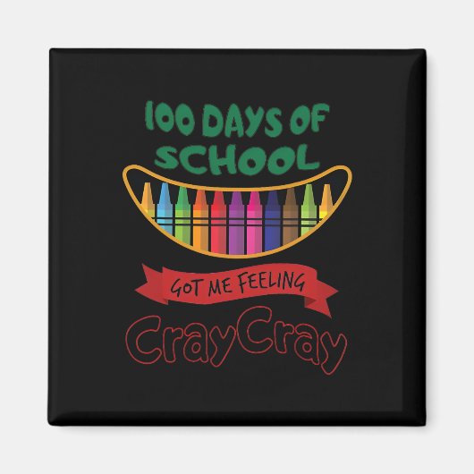 100日得の感じCray マグネット (正面)