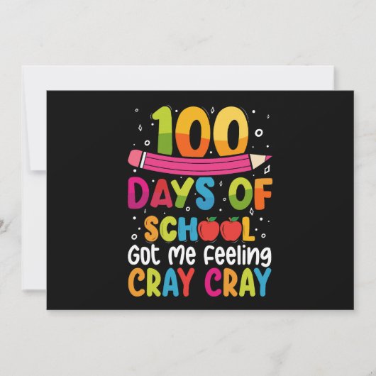 100日得の感じCray 招待状 (正面)