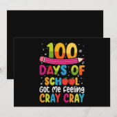 100日得の感じCray 招待状 (正面/裏面)