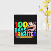 100日明るいコスメカラフルアクソロット先生 カード (黄色い花)