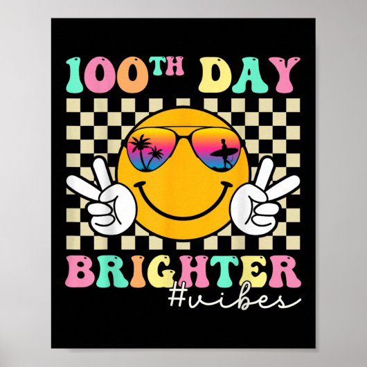 100日明るいスマイル顔100日目 ポスター (正面)