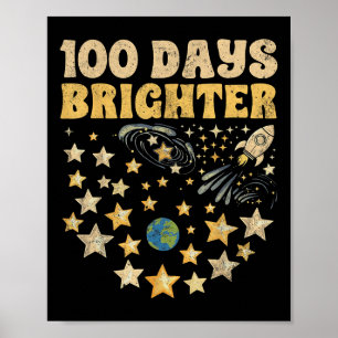 100日明るい子供100日学校の星 ポスター