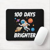 100日明るい宇宙宇宙飛行士100日目 マウスパッド (マウス)