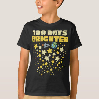 100日明るい長袖シャツ100日目 Tシャツ