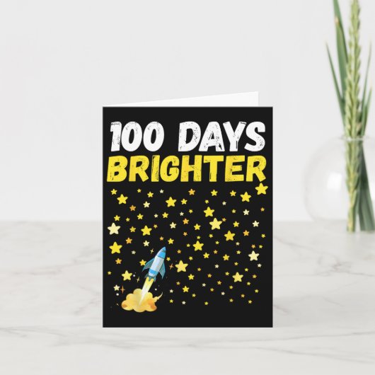 100日明るい100日目のスクールスターズのロケット カード (正面)