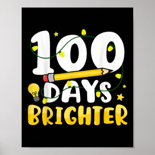 100日明るい100日目の学校100日 ポスター